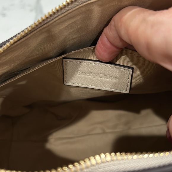NWT See By Chloe Cement Beige Crossbody - Picture 6 of 16
